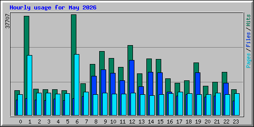 Hourly usage for May 2026